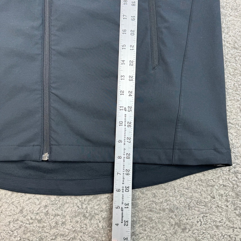 Marmot Mens Black Softshell Full Zip Jacket Large Mock Neck Outdoor *FLAW - Picture 7 of 11